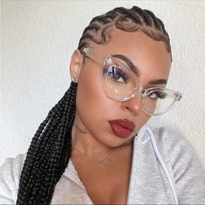 Transparent Cat eye Optical Eyeglasses